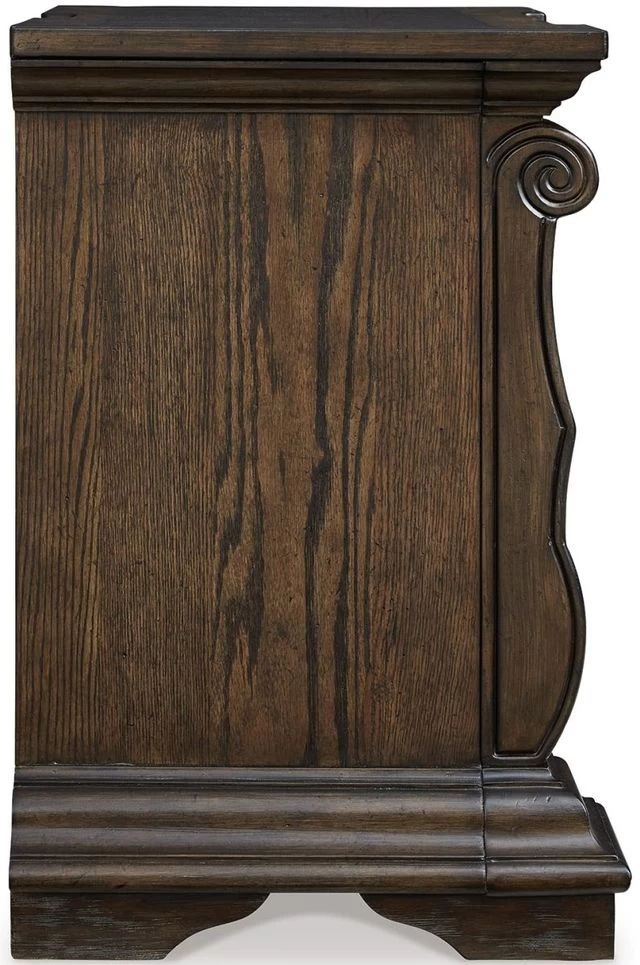 Signature Design By Ashley® Maylee Dark Brown Nightstand 6 Signature Design By Ashley® Maylee Dark Brown Nightstand - Image 4