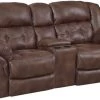 HomeStretch Brown Reclining Loveseat With Console -Furniture Store a458704e f2fe 4132 92bd e6757c4fe319