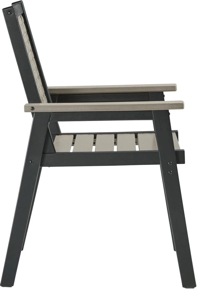 Signature Design By Ashley® Mount Valley Driftwood/Black Outdoor Arm Chair 6 Signature Design By Ashley® Mount Valley Driftwood/Black Outdoor Arm Chair - Image 4