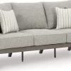 Signature Design By Ashley® Hillside Barn Gray/Brown Outdoor Sofa With Cushion 2 Signature Design By Ashley® Hillside Barn Gray/Brown Outdoor Sofa With Cushion -Furniture Store a914a273 373a 4376 bb72 39507119801d