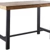 Steve Silver Co. Landon Natural Honey 60" Counter Table With Black Base -Furniture Store aac8ec58 11f2 42f2 96a1 c2da26bd305e