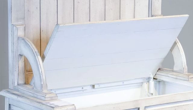 Sunny Designs™ Westwood White Halltree With Bench Storage 6 Sunny Designs™ Westwood White Halltree With Bench Storage - Image 4