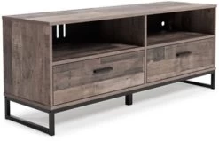 Signature Design By Ashley® Neilsville Multi Gray Rich Brown 59" TV Stand