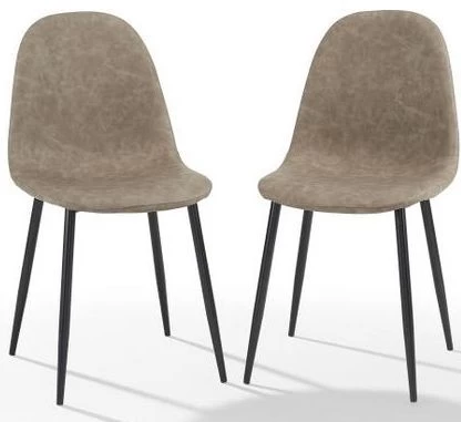 Crosley Furniture® Weston 2-Piece Distressed Brown Dining Chair Set 4 Crosley Furniture® Weston 2-Piece Distressed Brown Dining Chair Set - Image 2