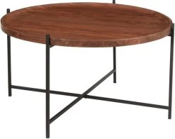 Coast2Coast Home™ Huntley Black/Brant Brown Coffee Table