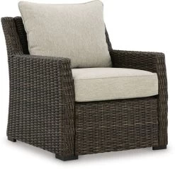 Signature Design By Ashley® Brook Ranch Brown Outdoor Lounge Chair