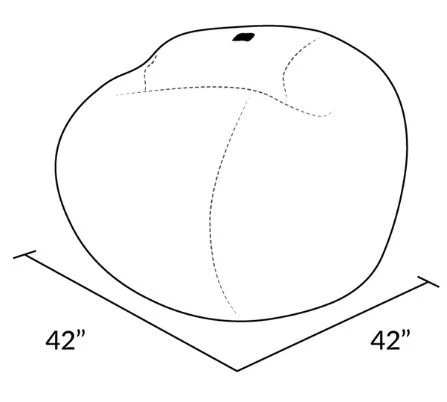 CordaRoy's® Tan Faux Fur Full Chair 4 CordaRoy's® Tan Faux Fur Full Chair - Image 2