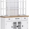Signature Design By Ashley® Ashbryn White Dining Server And Hutch -Furniture Store b04ba4e6 2a22 4150 b4cd eae378be3a82