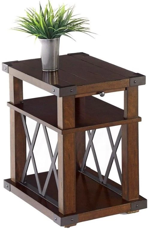 Progressive® Furniture Landmark Walnut Chairside Table 3 Progressive® Furniture Landmark Walnut Chairside Table