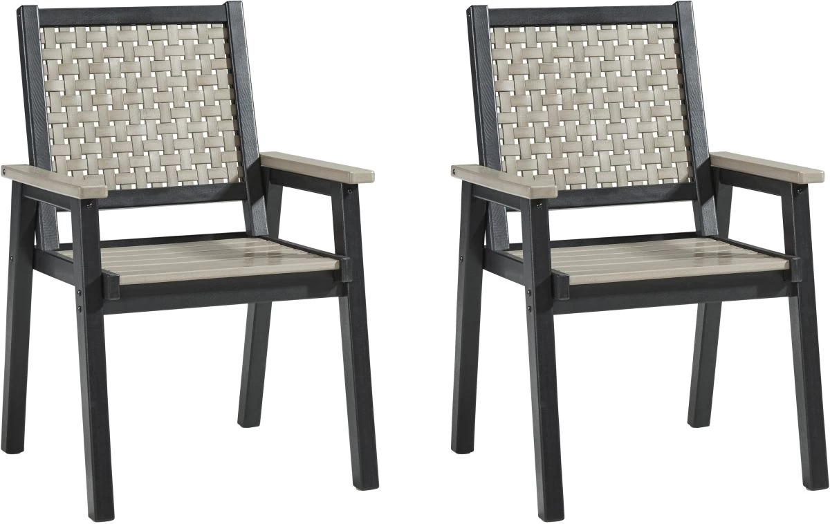 Signature Design By Ashley® Mount Valley Driftwood/Black Outdoor Arm Chair 7 Signature Design By Ashley® Mount Valley Driftwood/Black Outdoor Arm Chair - Image 5