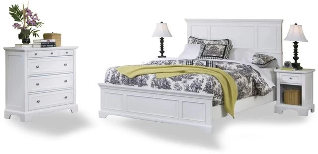 Homestyles® Naples 3-Piece Off-White Queen Bedroom Set 3 Homestyles® Naples 3-Piece Off-White Queen Bedroom Set