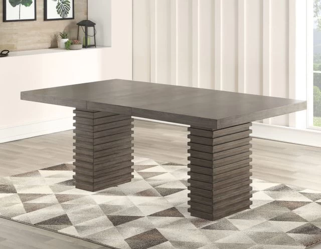 Steve Silver Co. Mila Washed Gray Dining Table 4 Steve Silver Co. Mila Washed Gray Dining Table - Image 2
