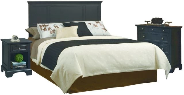 Homestyles® Bedford 3-Piece Black Queen Bedroom Set 3 Homestyles® Bedford 3-Piece Black Queen Bedroom Set