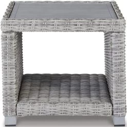Signature Design By Ashley® Naples Beach Light Gray Outdoor End Table -Furniture Store b3ba9fff d3f6 405a a4ea ee5c843ea08e