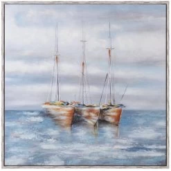 Crestview Collection Triple Sailings Wall Art