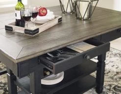 Signature Design By Ashley® Tyler Creek 7-Piece Black And Gray Rectangular Dining Room Counter Table P20949262 -Furniture Store b4314e3c efff 46e9 b035 8d70dbc8fa8b