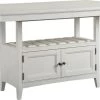 Magnussen Home® Heron Cove Chalk White Counter Table -Furniture Store b441ec7e 1b4e 4bbf bdf0 98bde8bb5a1a