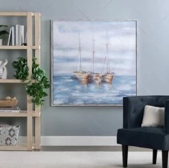 Crestview Collection Triple Sailings Wall Art -Furniture Store b45c88f2 1a08 4e16 8b8f 1d99d6d0dabc