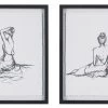 Olliix By Madison Park Feminine Figures Black/White Deckle Edge Sketch 2 Piece Framed Wall Art Set 1 Olliix By Madison Park Feminine Figures Black/White Deckle Edge Sketch 2 Piece Framed Wall Art Set -Furniture Store b533e79b db20 496f 9282 6ec7bb45c7e5