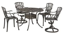 Homestyles® Grenada 5-Piece Khaki Gray Outdoor Dining Set