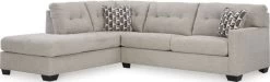 Signature Design By Ashley® Mahoney 2-Piece Pebble Left-Arm Facing Sectional With Chaise