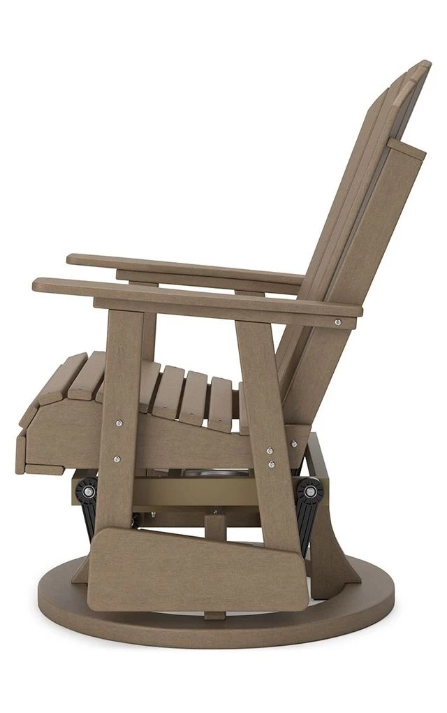 Signature Design By Ashley® Hyland Wave Driftwood Outdoor Swivel Glider Chair 6 Signature Design By Ashley® Hyland Wave Driftwood Outdoor Swivel Glider Chair - Image 4