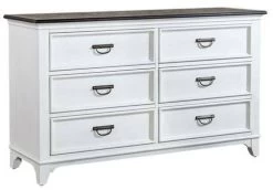 Liberty Allyson Park Wirebrushed White Dresser