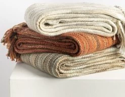 Surya Teegan Rust 55"x78" Throw Blanket -Furniture Store b86bb3ff 184a 46de b7b7 700b6730862f