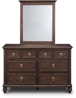 Homestyles® Southport Distressed Oak Dresser And Mirror