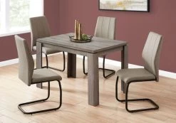 Monarch Specialties Dining Table, 48" Rectangular, Small, Kitchen, Dining Room, Laminate, Brown, Contemporary, Modern -Furniture Store ba6561a2 3644 48f0 9a8b 5032cc538cd2