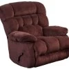 IAmerica Davis Cranapple Chaise Swivel Glider Recliner