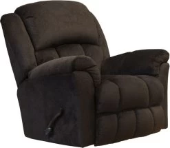 IAmerica Booker Chocolate Rocker Recliner With Deluxe Heat & Massage