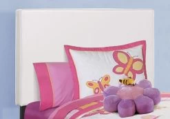 Monarch Specialties Bed, Twin Size, Platform, Bedroom, Frame, Upholstered, Pu Leather Look, Wood Legs, White, Transitional -Furniture Store bc5ec952 7218 4e9b a0ca 596f7efaee4c