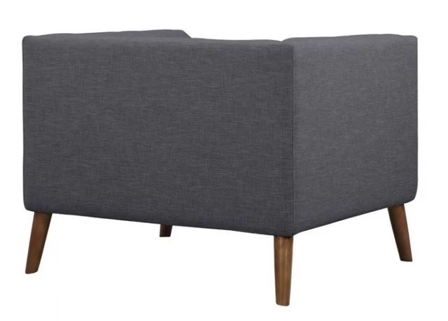 Armen Living Hudson Gray Chair 4 Armen Living Hudson Gray Chair - Image 2
