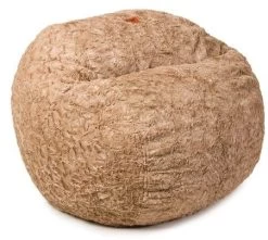 CordaRoy's® Tan Faux Fur Full Chair