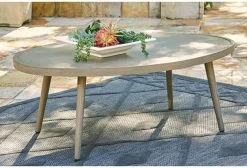 Signature Design By Ashley® Swiss Valley Beige Outdoor Coffee Table -Furniture Store bd7ec1c4 abbb 41c2 b140 6db798e1cfbb
