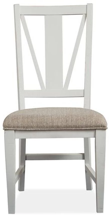 Magnussen Home® Heron Cove Chalk White Side Chair 4 Magnussen Home® Heron Cove Chalk White Side Chair - Image 2