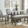 Steve Silver Co. Grayson 6-Piece Driftwood Counter Height Dining Set -Furniture Store bfcc2527 4a10 4c19 8cc3 63114c281fae