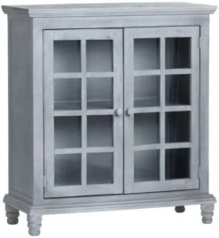 Crestview Collection Asher Gray Cabinet