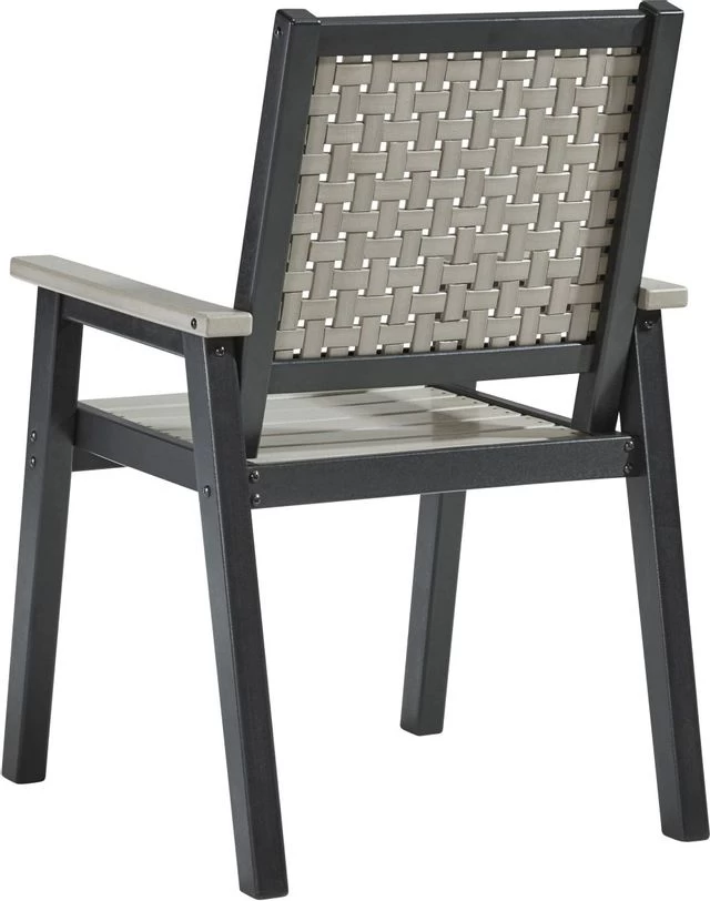 Signature Design By Ashley® Mount Valley Driftwood/Black Outdoor Arm Chair 5 Signature Design By Ashley® Mount Valley Driftwood/Black Outdoor Arm Chair - Image 3