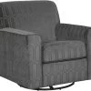 Signature Design By Ashley® Zarina Graphite Swivel Accent Chair -Furniture Store c3fb0004 5bbe 46c3 8809 0e31279a6178