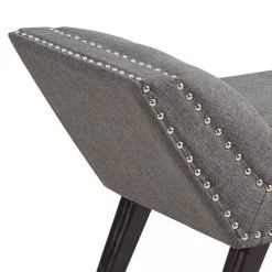 Armen Living Porter Charcoal Ottoman Bench -Furniture Store c4f397dd 2778 48d2 8f50 de9e263bb6a7