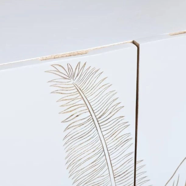 Crestview Collection Seaside White Sideboard 6 Crestview Collection Seaside White Sideboard - Image 4