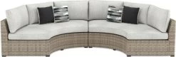 Signature Design By Ashley® Calworth 8-Piece Beige Outdoor Sectional Set -Furniture Store c8206cf4 6ddf 4044 a3d4 1cae7de46819
