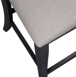 Liberty Furniture Ocean Isle Dark Gray Upholstered X Back Counter Chair - Set Of 2 -Furniture Store c87e1f51 a253 4fa5 bccf fd1aa946a7a5