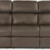 Flexsteel® Rio Dark Stone Power Reclining Sofa -Furniture Store c92ecd89 2a26 4a83 a218 ac735afac6ce