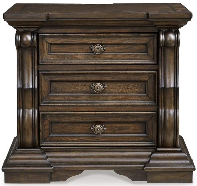 Signature Design By Ashley® Maylee Dark Brown Nightstand 5 Signature Design By Ashley® Maylee Dark Brown Nightstand - Image 3