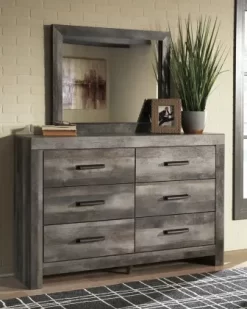 Signature Design By Ashley® Wynnlow Gray Dresser And Mirror Set -Furniture Store cadd97ff 0654 4971 9a60 edffb59e3b1b