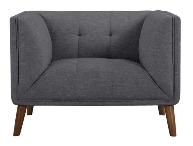 Armen Living Hudson Gray Chair 5 Armen Living Hudson Gray Chair - Image 3