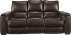 Signature Design By Ashley® Alessandro Walnut Power Reclining Sofa -Furniture Store cbdb48e3 defa 4c40 a3f7 3dcf89ba6326